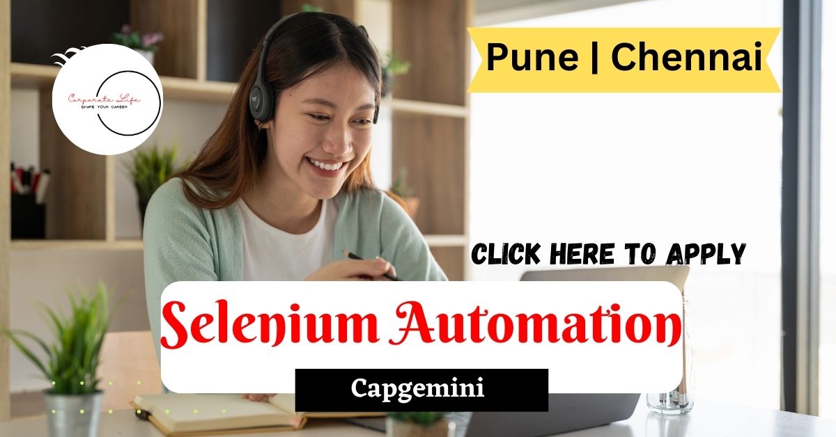 Selenium Automation Testing | Capgemini