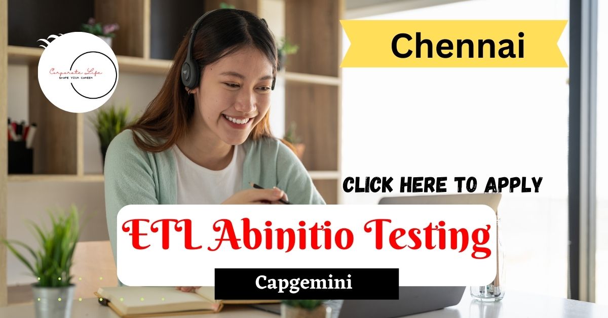 Manual Software Testing Jobs | ETL Testing In Capgemini | Chennai