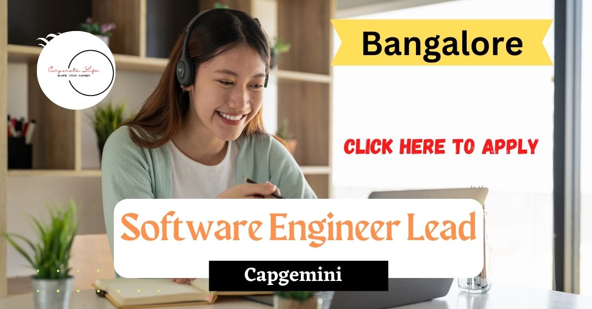 Software Engineer Lead | Capgemini Bangalore