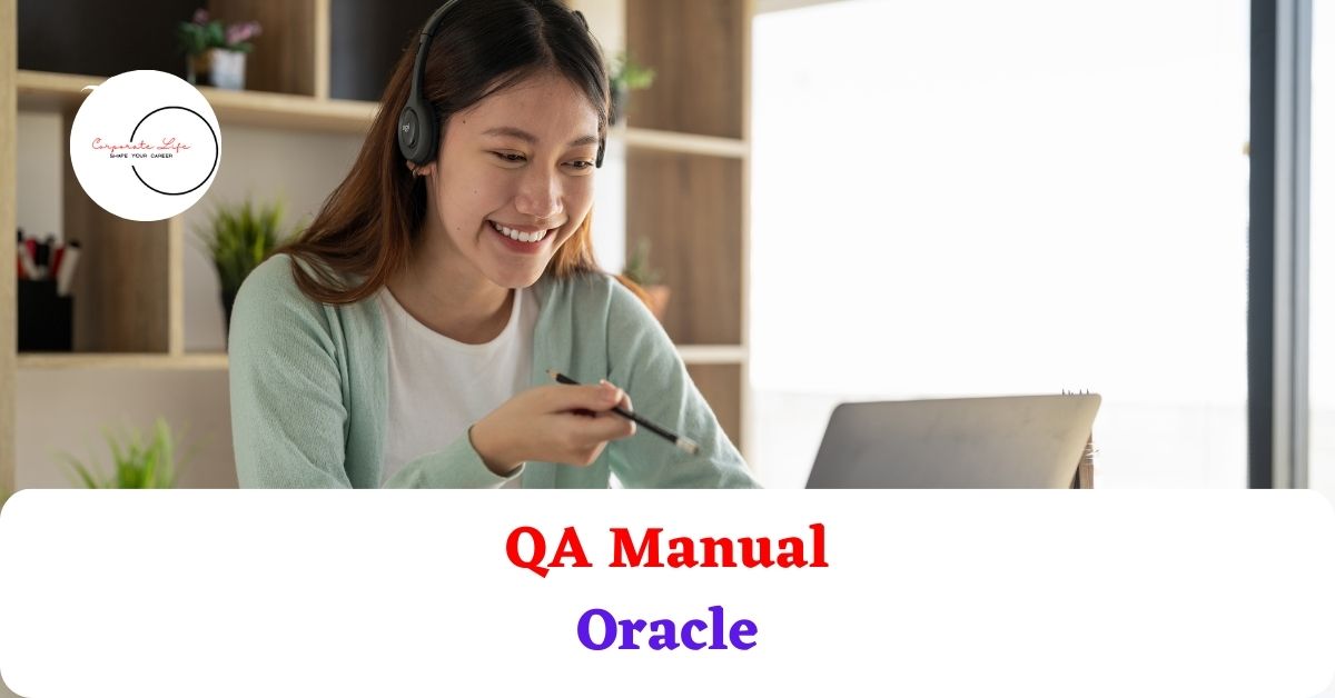 QA Manual In Oracle