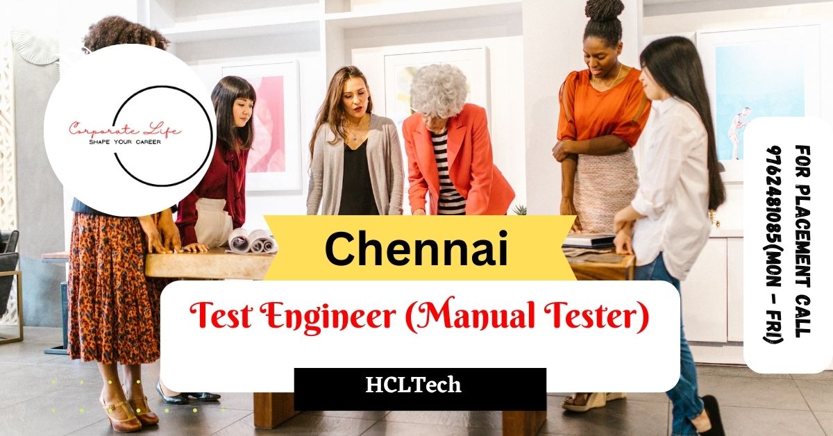 Manual Testing Openings | HCLTech | Chennai