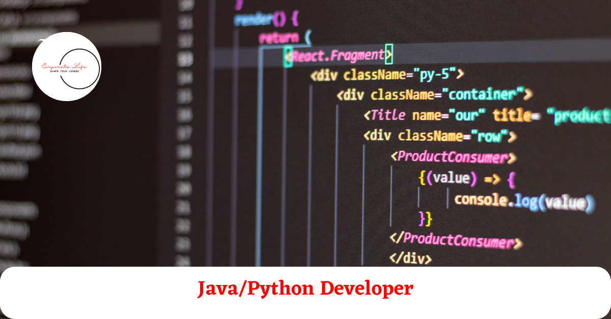 Java/Python Developer